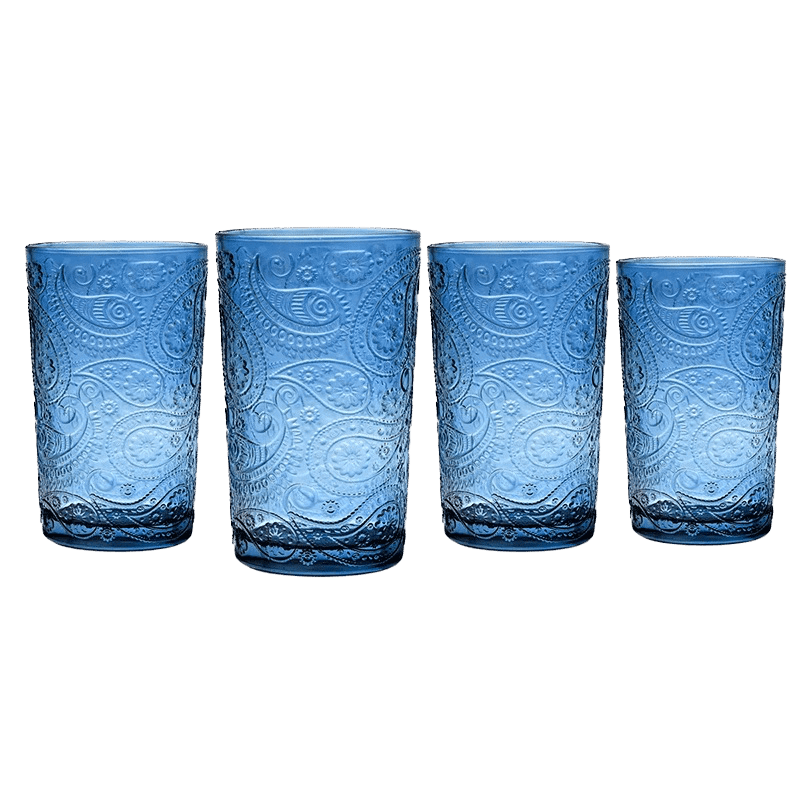 13oz Paisley Cups (Set of 4)