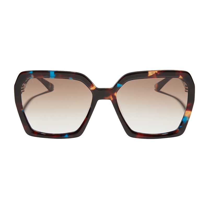 Sloane Confetti Tortoise + Brown Gradient Sunglasses
