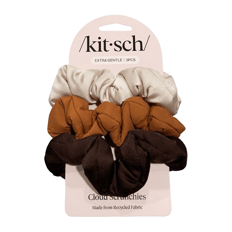 Recycled Fabric Cloud Scrunchies