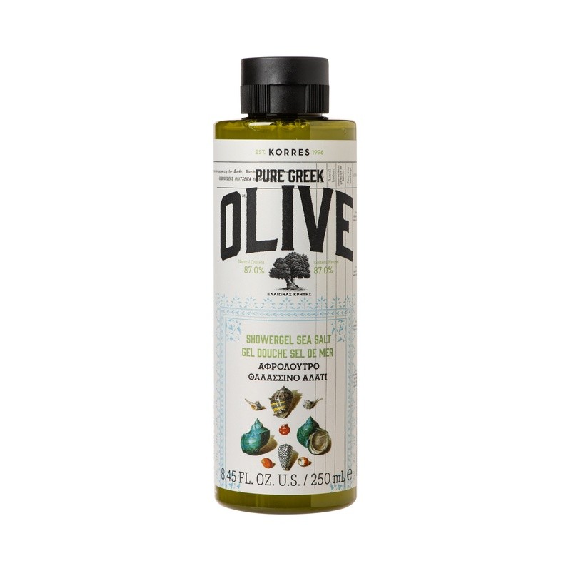 Pure Greek Olive Shower Gel - Sea Salt
