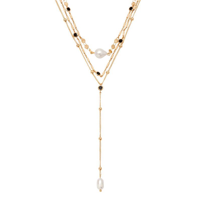 Forever Falling Pearl Lariat