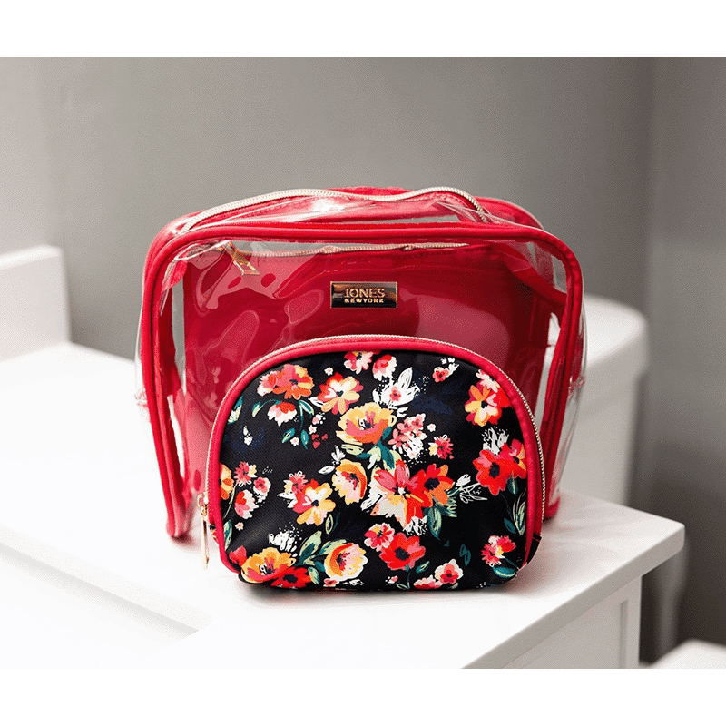 3 Piece Cosmetic Bag Trio Mix Set