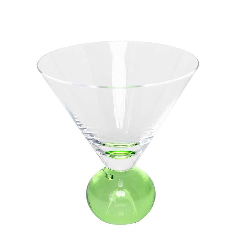 Prism Collection Ball Stem Martini Glasses