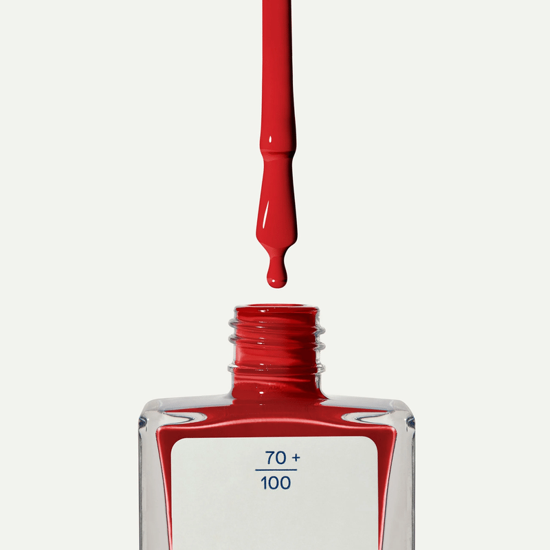 No Nail Polish True Red