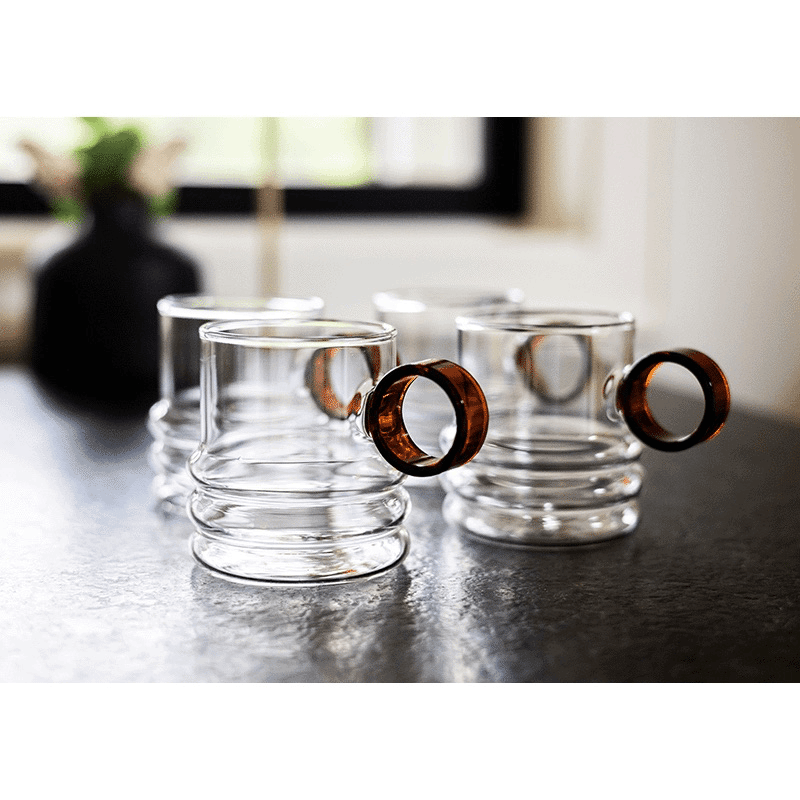 Round Handle Thermal Glasses
