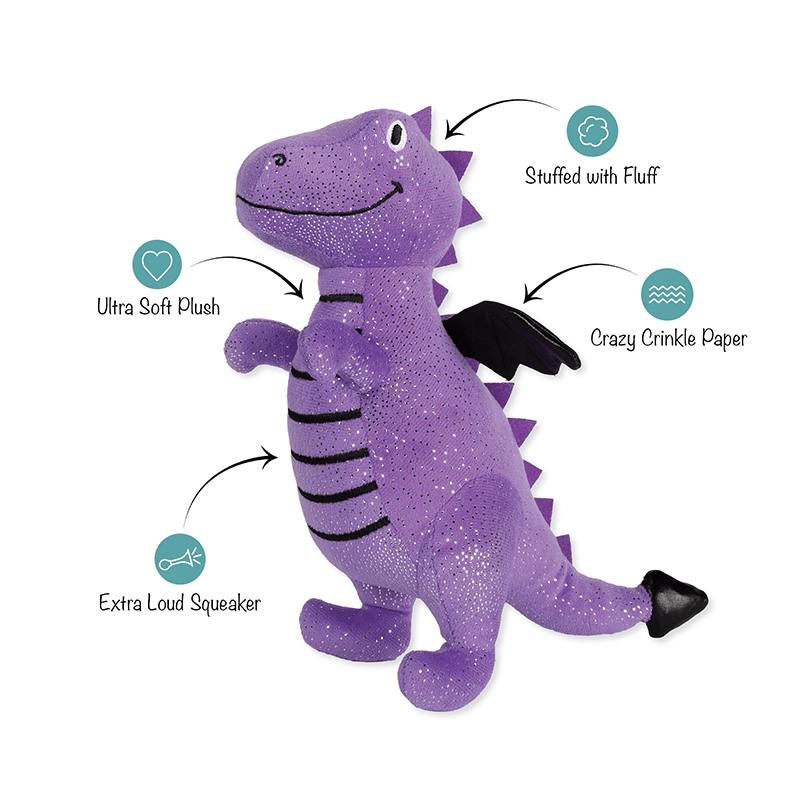 Don't Be A Drag On Plush Dog Toy