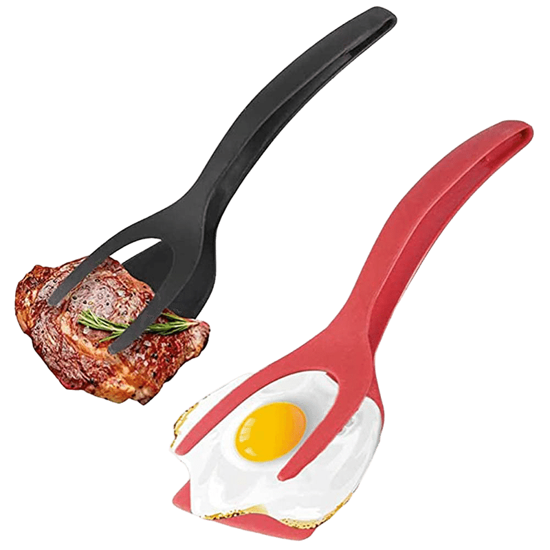 2-in-1 Flip N' Grip Tongs