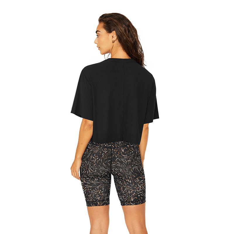 Karen Oversized SS Cropped Tee - L
