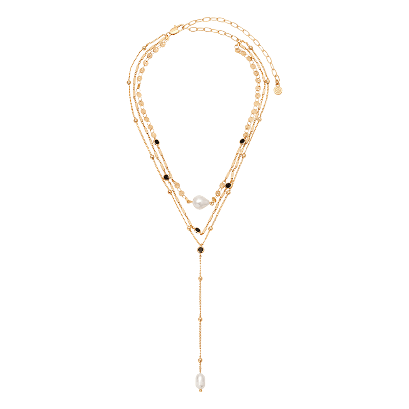 Forever Falling Pearl Lariat