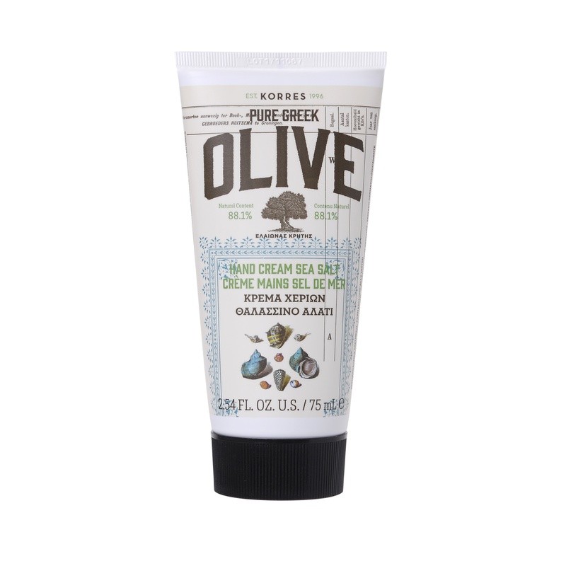 Pure Greek Olive Hand Cream - Sea Salt