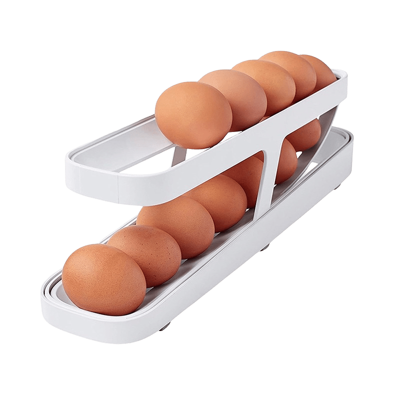 Space-Saving Rolling Eggs Dispenser