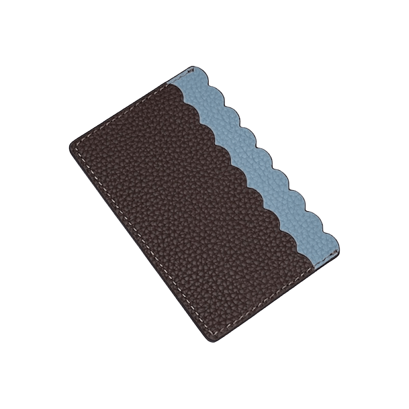 Scalloped Card Holder Wallet