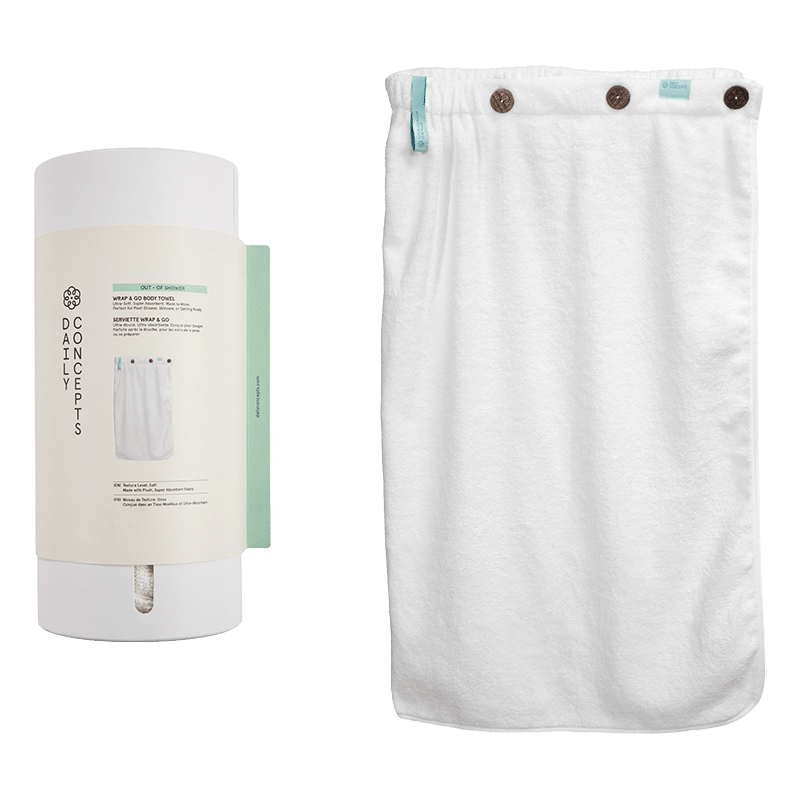 Out of Shower Wrap & Go Body Towel