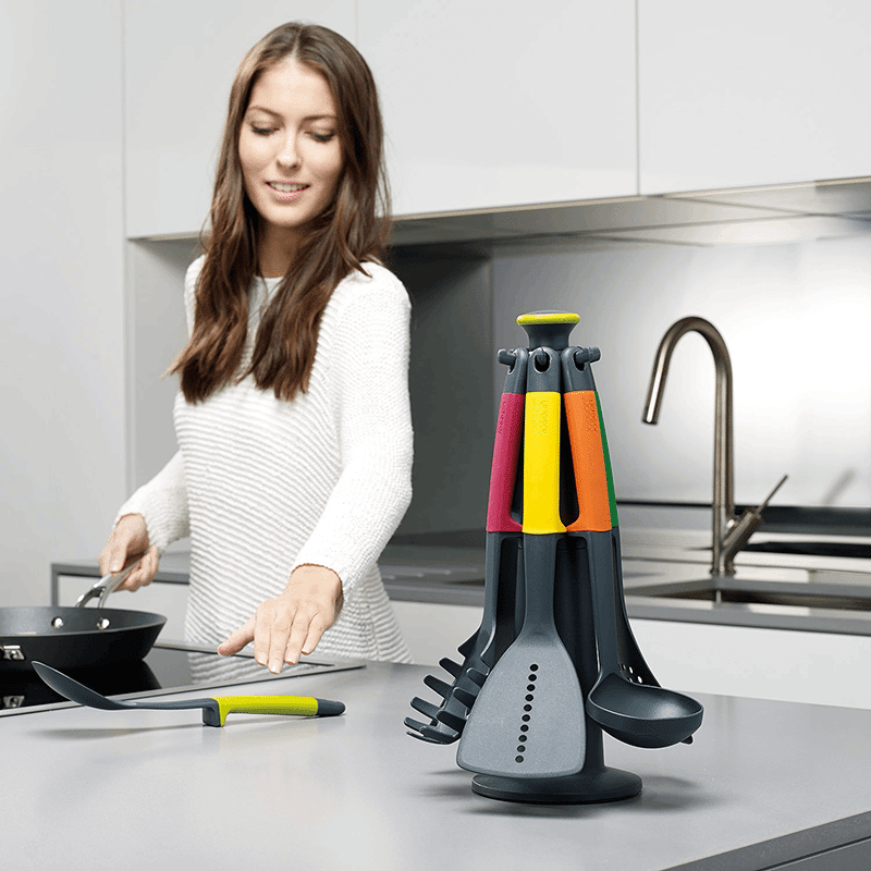 Elevate 6 Piece Utensil Carousel Set