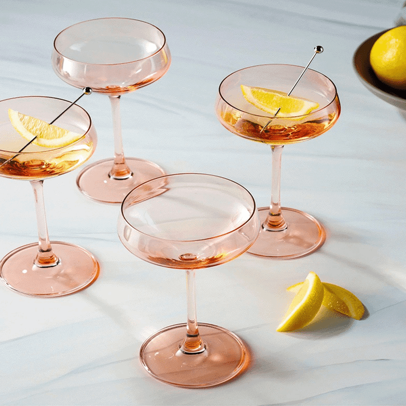 Sheer Coupe Glasses