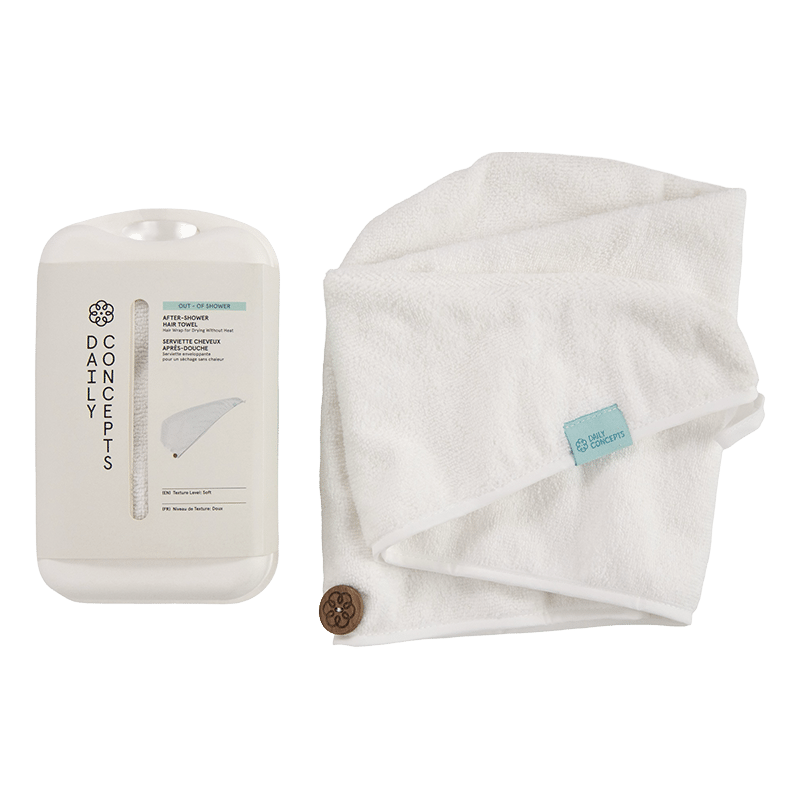 Out of Shower Wrap & Go Hair Towel