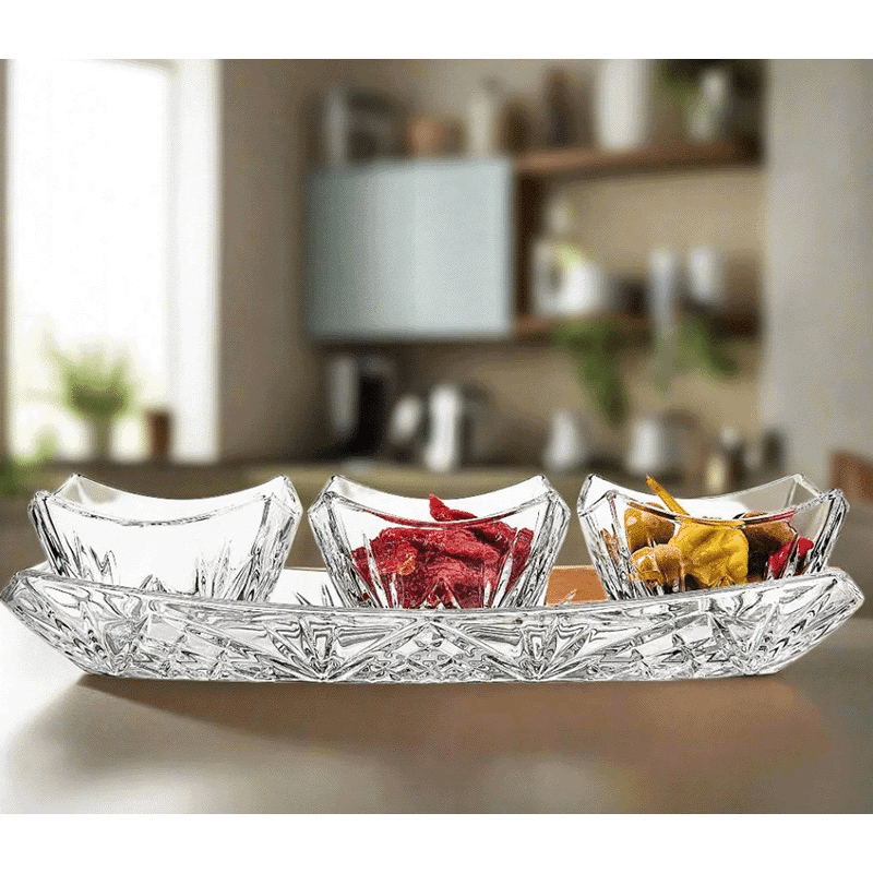 4 Piece Relish Serving Set