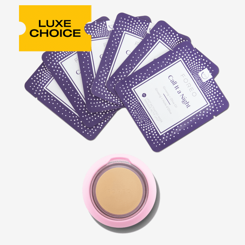 UFO Mini in Pearl Pink + Box of 7 Call it a Night Sheet Masks Bundle