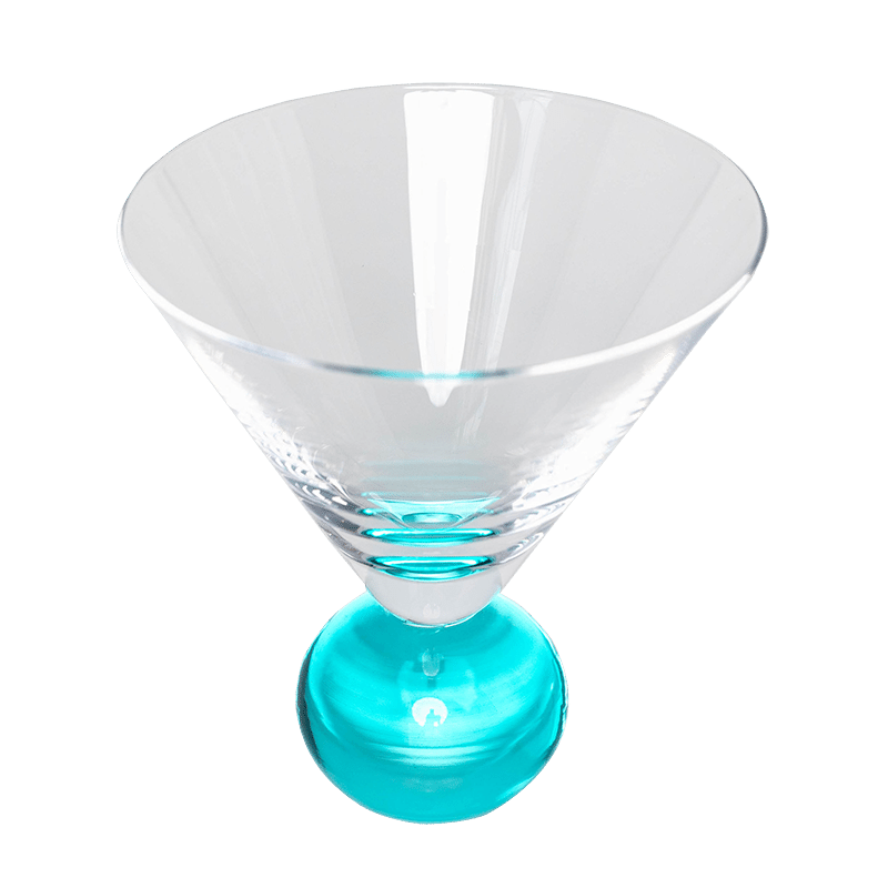 Prism Collection Ball Stem Martini Glasses
