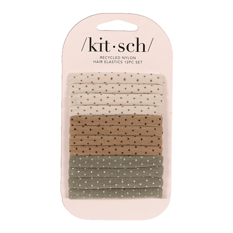 Recycled Nylon Medium Polka Dot Elastics