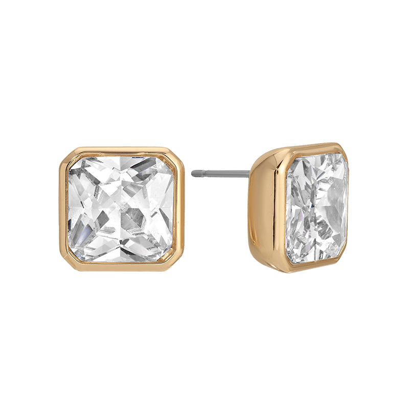 Crystal Cube Studs