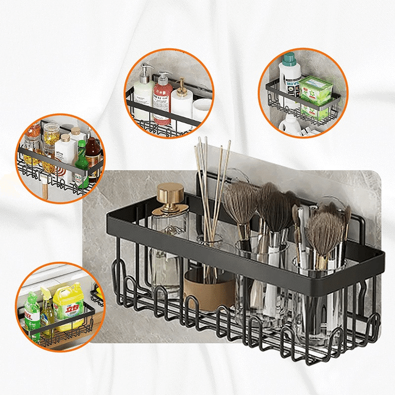 Adhesive Wire Basket Organizer