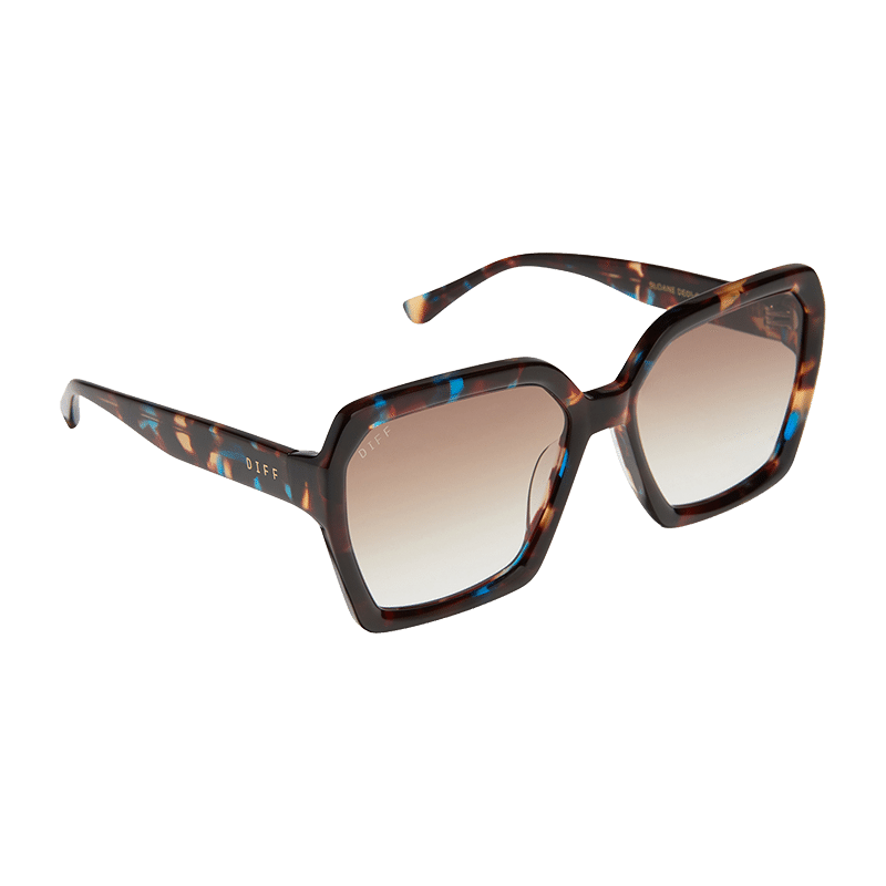 Sloane Confetti Tortoise + Brown Gradient Sunglasses