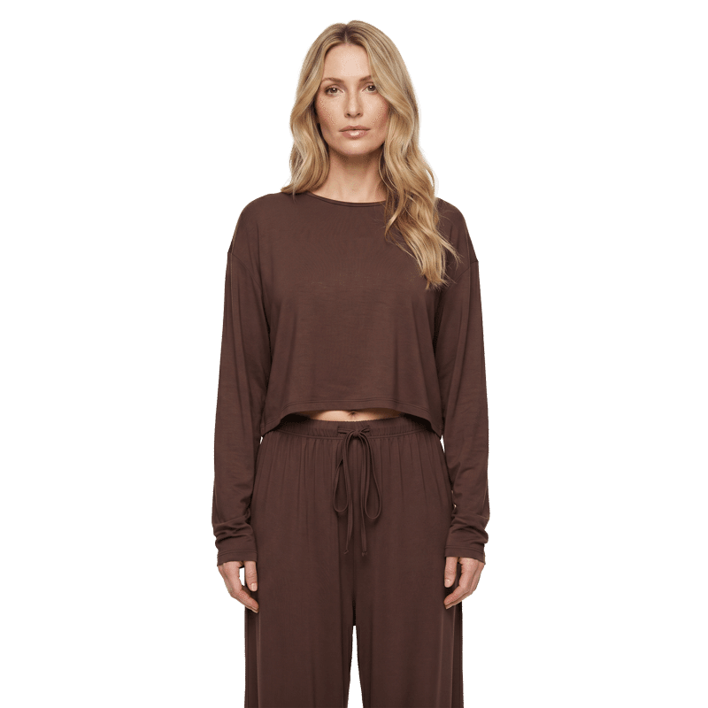 The Cloud Crop Long Sleeve Tee 