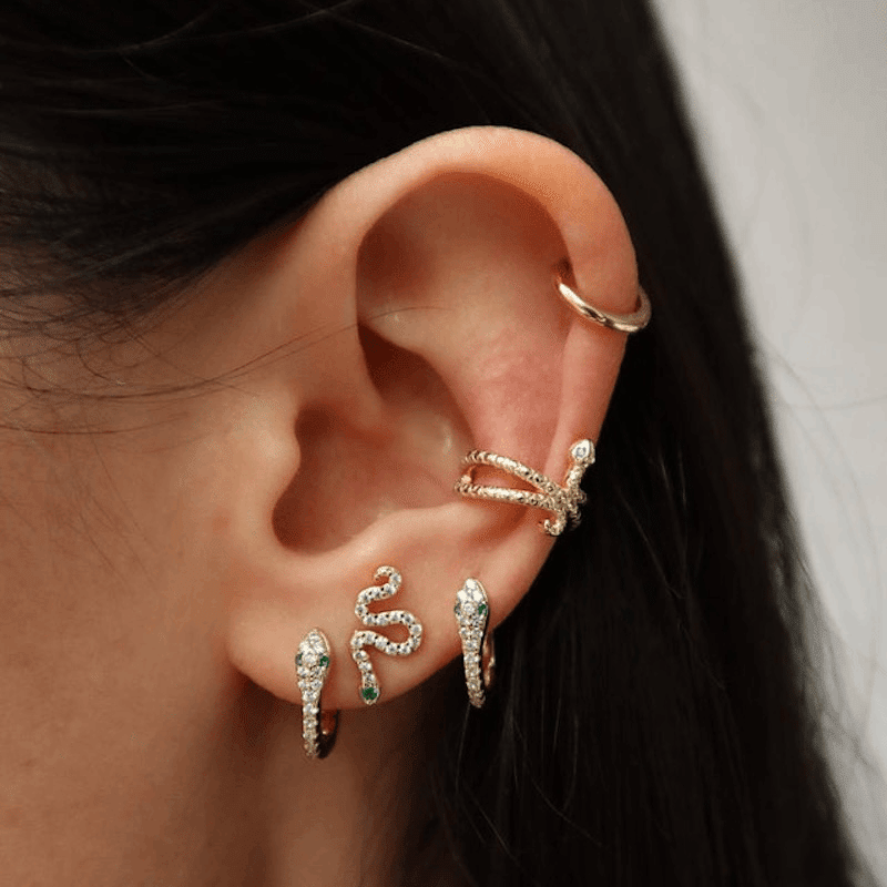 The Leigh Snake Ear Cuff