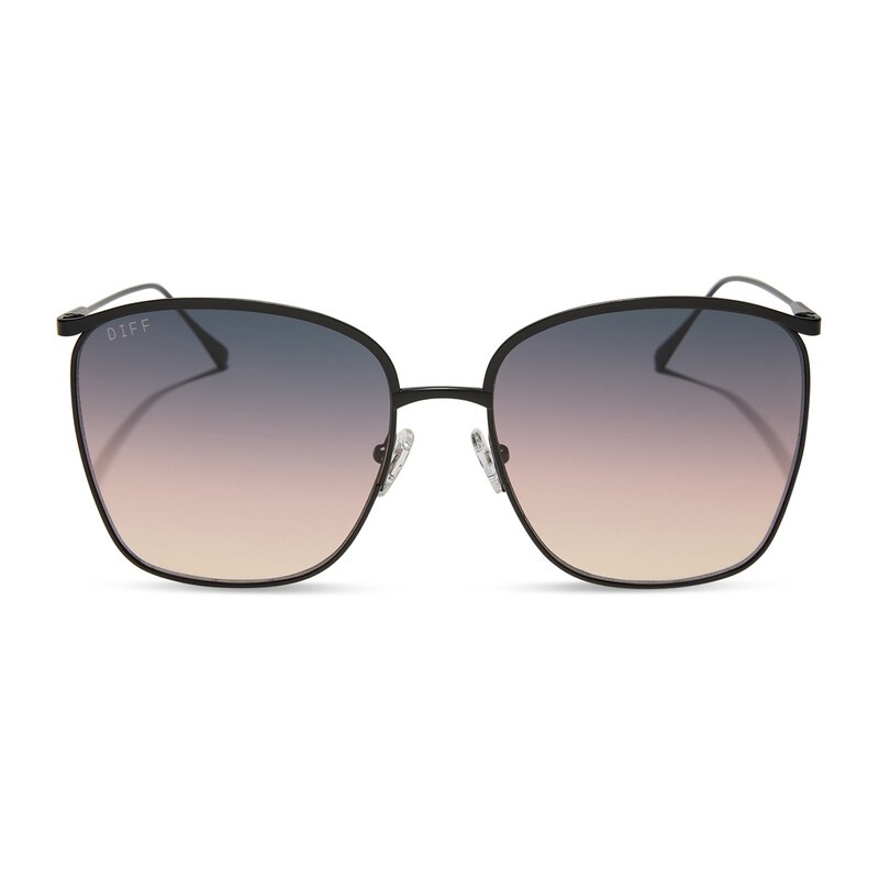 Vittoria Brushed Black + Twilight Gradient Sunglasses