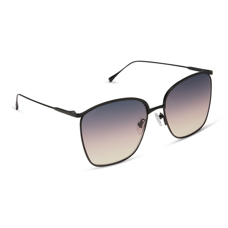 Vittoria Brushed Black + Twilight Gradient Sunglasses