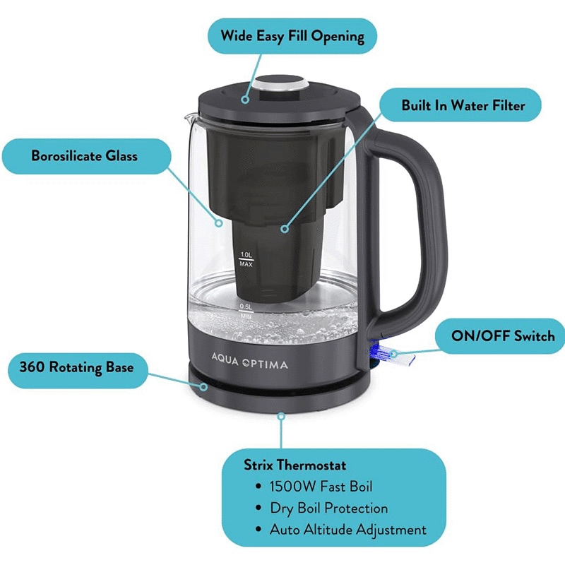 Electric Kettle with Water Filter