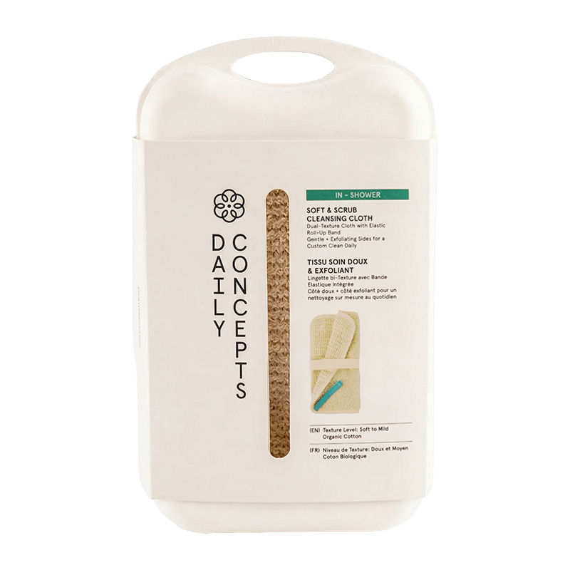 In-Shower Soft & Scrub Duo Cloth