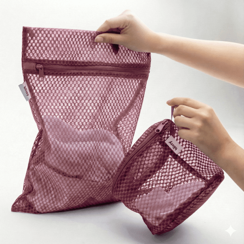 Set of 3 Mesh Delicate Wash Bags