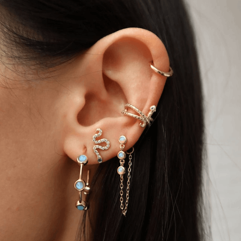 The Leigh Snake Ear Cuff