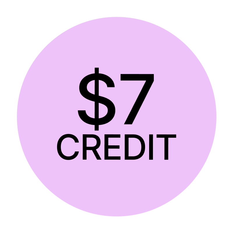 $7 Credit