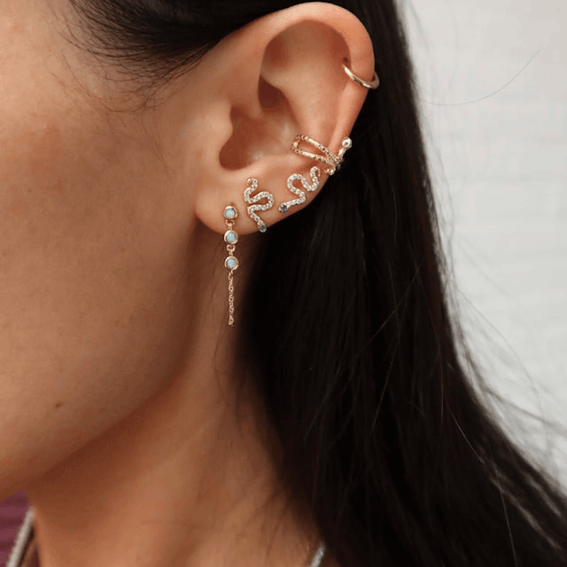 The Leigh Snake Ear Cuff