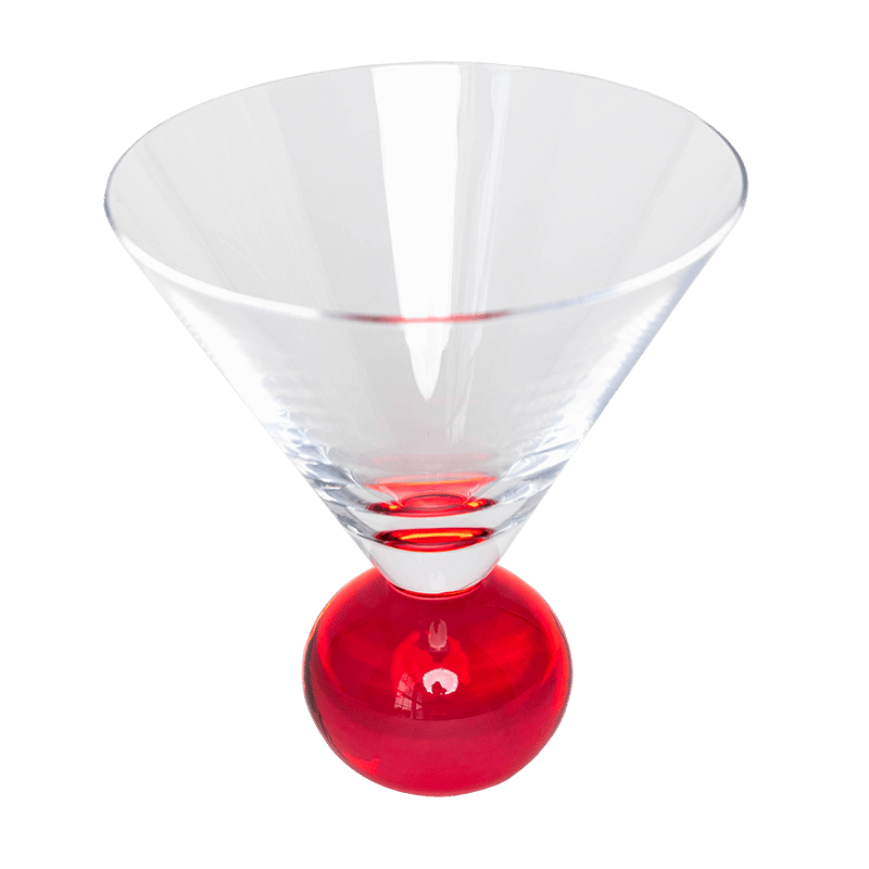 Prism Collection Ball Stem Martini Glasses