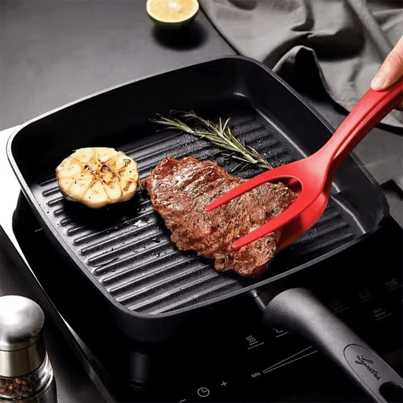 2-in-1 Flip N' Grip Tongs