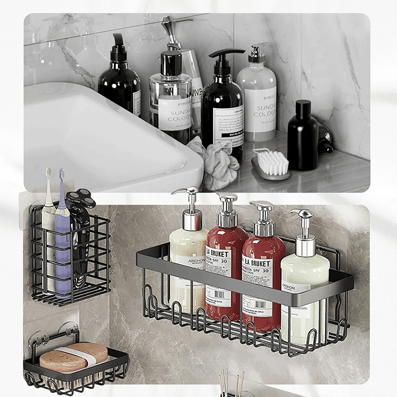 Home Adhesive Wire Basket Organizer (5 Pack)