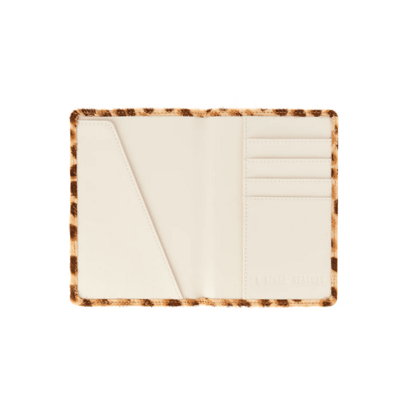 Cheetah Passport Holder