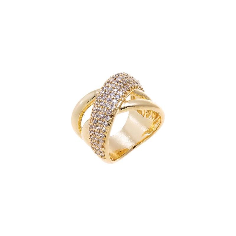 Pave Wide Statement Ring