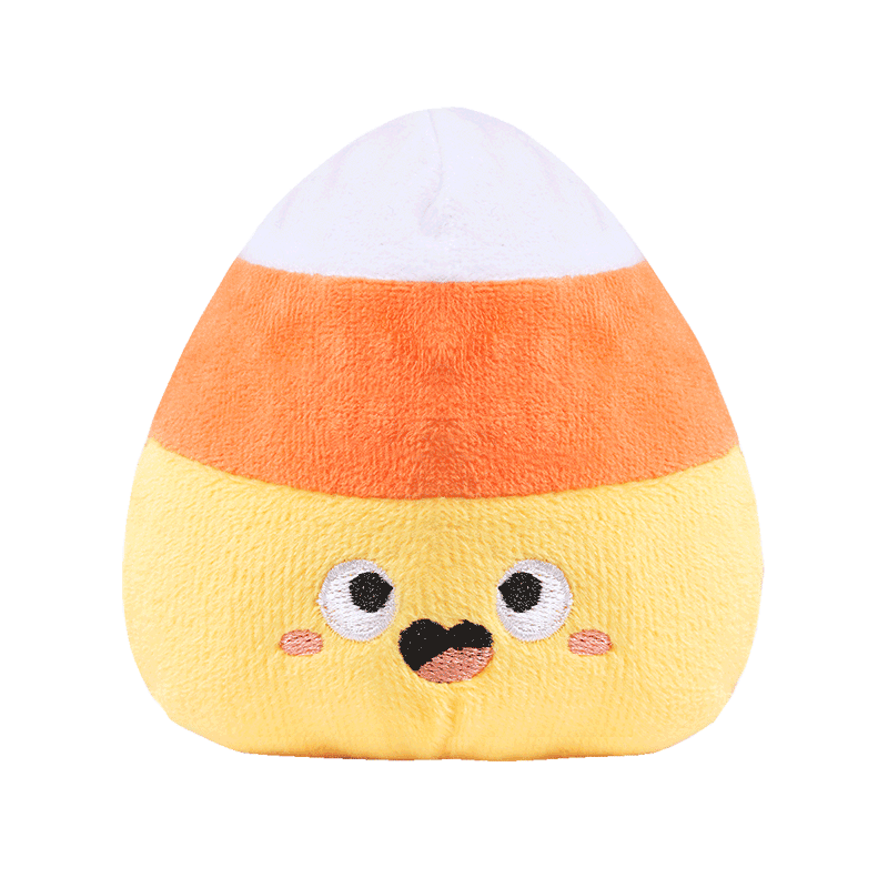 Candy Corn Covered Spike Dog Ball