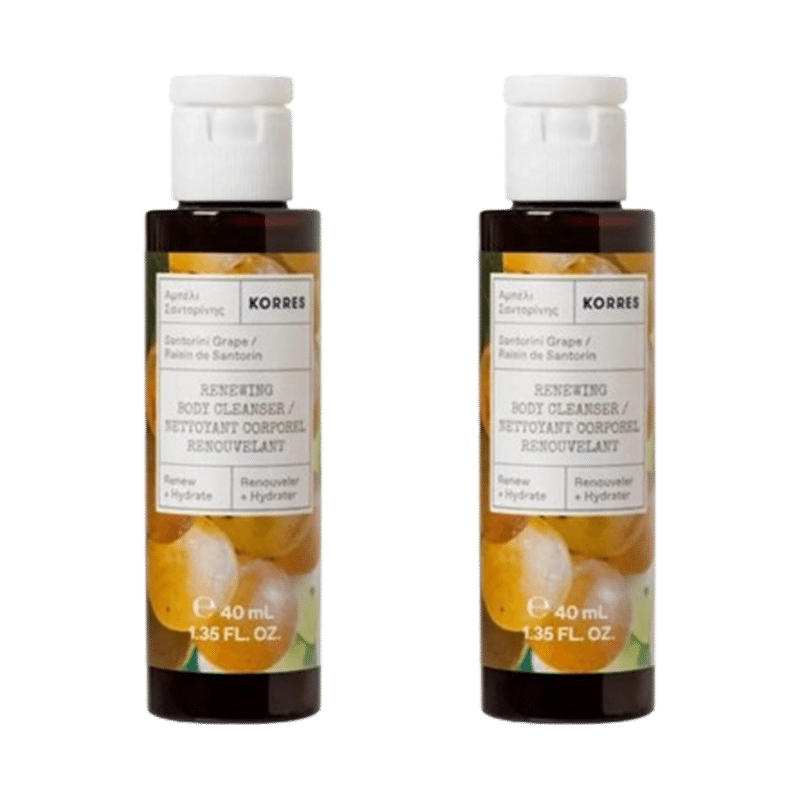 Renewing Body Cleanser Santorini Grape 1oz Set of 2