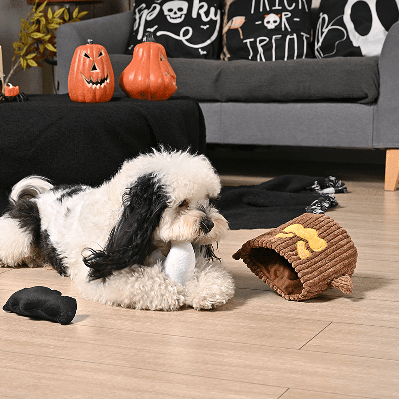 Haunted Tree Dog Burrow Toy