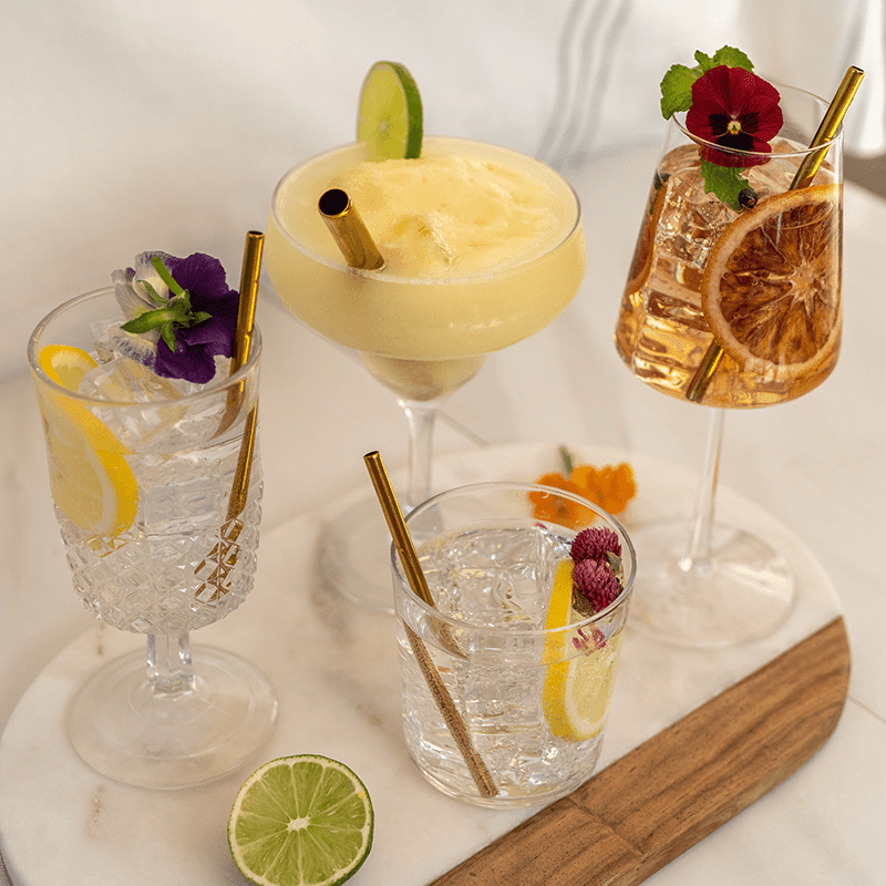Combo Gold Straws