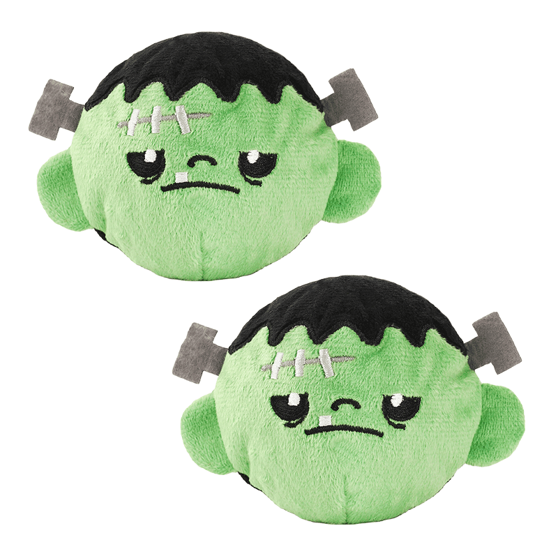 Frankenstien Covered Spike Dog Ball Set of 2 