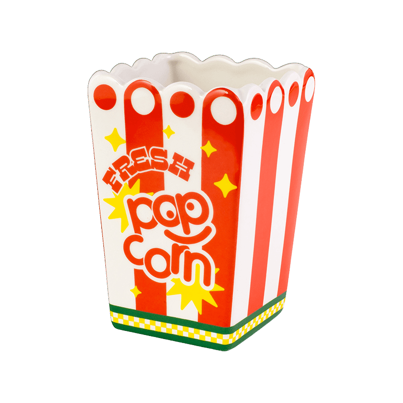 Vase, Popcorn Bag
