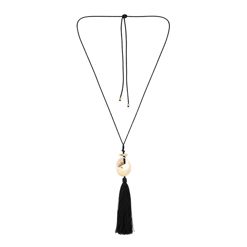 Shell Tassel Necklace