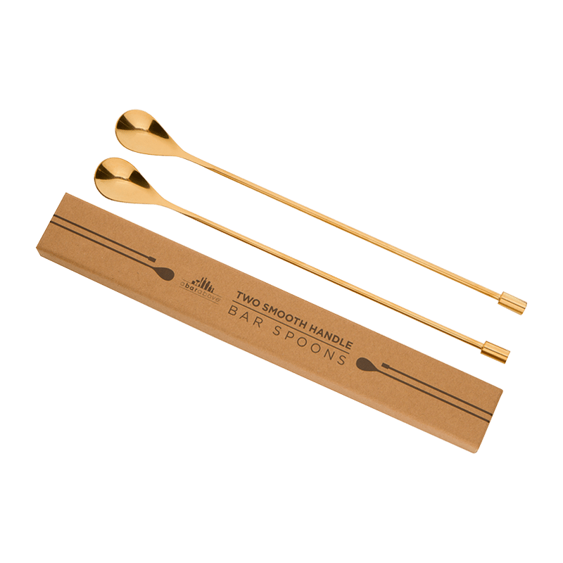 Bar Spoons, Smooth Handle (Set of 2)